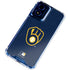 MLB Milwaukee Brewers - Solid Distressed Moto G 5G (2024) Clear Case